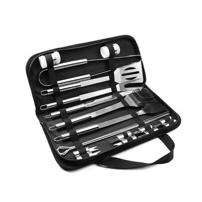 22 Pieces Camping Portable Kitchen Tool Set Outdoor Traveling Grilling Tools BBQ Tools set