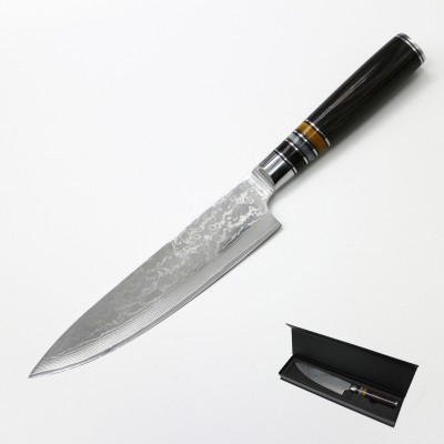 Luxury and professional 8" damascus blade chef knife